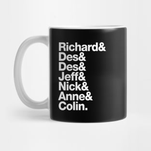 The Hosts of Countdown Mug